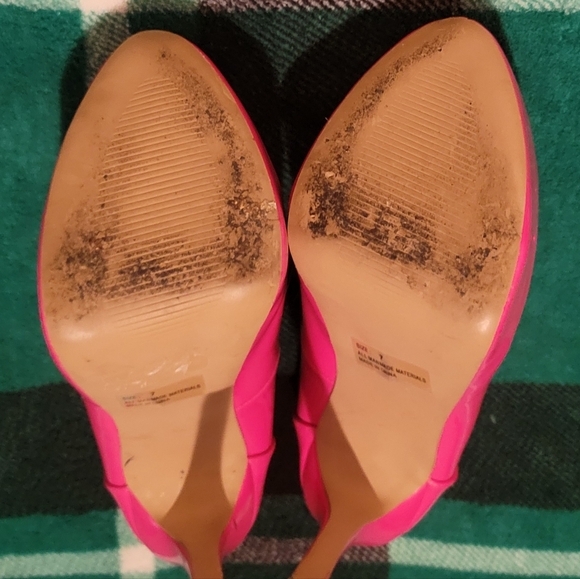 🔥🔥3XHP🔥🔥7-5-24🔥3-31-25🔥4-14-25🔥WOMENS BODY CENTRAL STILETTO PINK SIZE 7 - Picture 6 of 12